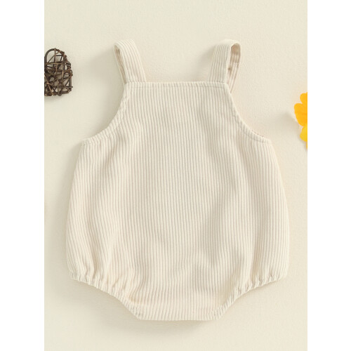 (6-9 Months, Apricot) Βρεφικές Φόρμες Αμάνικες για Καλοκαίρι-Φθινόπωρο 2