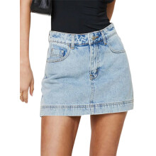 (M, Light Blue) Jupe en jean les sorties.