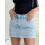 (XL, Light Blue) Jupe en jean les sorties. 4