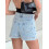 (XL, Light Blue) Jupe en jean les sorties. 6