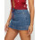 (XL, Blue) Jupe en jean les sorties. 12