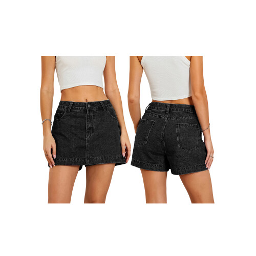 (M, Black) Jupe en jean les sorties. 1