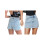 (XL, Light Blue) Jupe en jean les sorties. 2