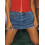 (XL, Blue) Jupe en jean les sorties. 11