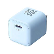 30W PD hurtiglader, USB-C veggplugg kompaktlader for rask lading av telefoner og nettbrett, med GaN-teknologi og overopphetingsbeskyttelse