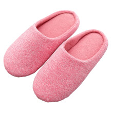 Mænd Kvinder Memory Foam Tøfler Komfort Lukket Tå Indendørs Spa Hotel Hussko