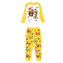 Julepyjamassæt Familie Langærmet Festligt Print
