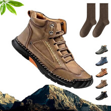 Cryonessa-nahkakengät – vedenpitävät, holvitukea tarjoavat, tilavan kärjen, mukavat käsintehdyt miesten ulkoilukengät