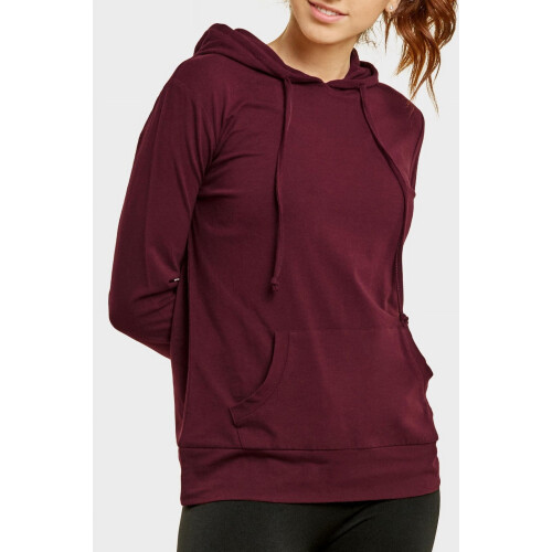 Women's Lightweight Cotton Long Sleeve Pullover Thin Hoodie Jacket