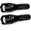 Φακός LED ZLC2Pack, αδιάβροχος, στρατιωτικής ποιότητας, 2000 Lumens, 5 λειτουργίες ζουμ, 1