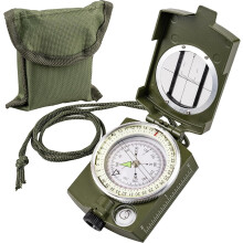 Tactical Survival Compass – Waterproof, Pocket-Sized, with Lanyard, Compatible with Hiking, Climbing, Biking, Geology & Outdoor Activities