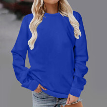 Damen-Tops in Übergrößen 2023: Modische Langarm-Freizeithemden mit Print, Rundhalsausschnitt, Sweatshirt-Pullover, lockere Tunika-Tops – bis zu