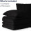 Flanellen dekbedset Queen – Gestreept design, 3-delig 3