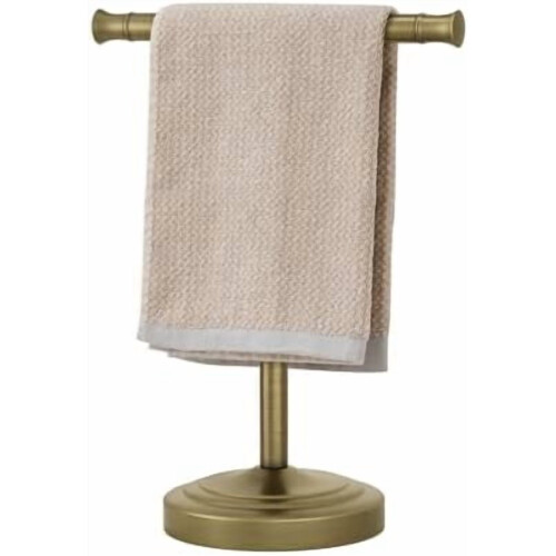 Porte-serviettes en laiton antique, 33 cm