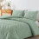 Sage Green Boho Comforter Set Full Size 3-Piece Microfiber 7