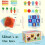 Παιχνίδι Montessori Tissue Box 6 σε 1 για 6+ μήνες, Ξύλινος κύβος δραστηριοτήτων, Παζλ για 12–18 4