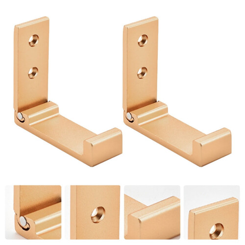 2 ganchos plegables para abrigos, de pared, resistentes, para el hogar. 2