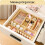 Set di 25 organizer per cassetti in plastica trasparente – 4 misure 4