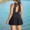 Μαγιό για γυναίκες Plus Size, Σετ μαγιό με φούστα σε στυλ μεγάλης συντηρητικής 6