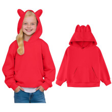 Blusas de Moletom e Casacos para Meninas: Blusa de Moletom Feminina de Manga Longa, Moletom Macio com Estampa, Blusas Fofas para Crianças, Roupas