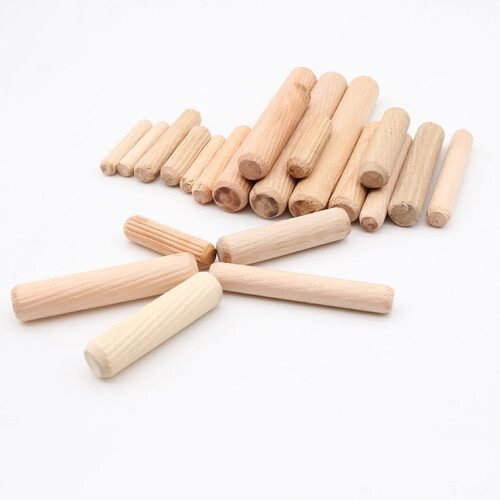 200pcs6x30mm ευθείες ραβδωτές ξύλινες καρφίτσες για χειροτεχνίες επίπλων 1