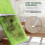 Balai plat en microfibre pour planchers de bois franc – 5 lingettes, 5