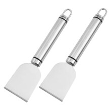 Stainless Steel Scraper with Ergonomic Grip for Stove and MultiSurface Residue Removal