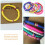 Ensemble de bracelets pour adolescentes en pâte polymère colorée (5 pièces) 3