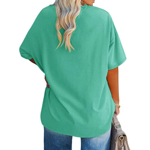 Γυναικεία μπλουζάκια μεγάλων μεγεθών, oversized μπλουζάκια, καλοκαιρινά τοπ με μισά 1