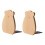 FRCOLOR 2 Pcs Rack Bear Bookends Practical Home Accessory Cute Office 5