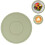 Ronde, hittebestendige siliconen placemats, set van 4 3