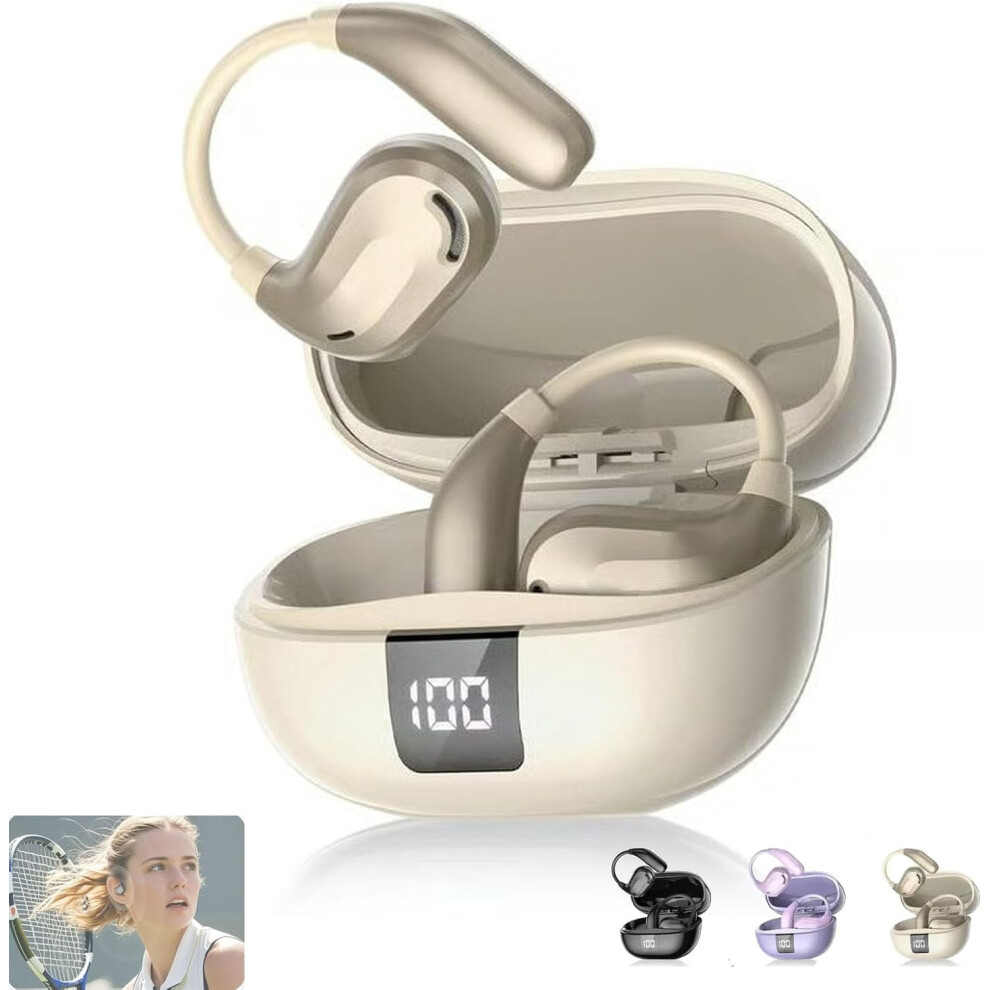 Hi-Fi Sports Bluetooth 5.4 Ear-Hook Headphones Â Anc, Ai Translation, Ipx5, 30H Playtime, Compatible With Running/Workout/Gaming 9557311784668