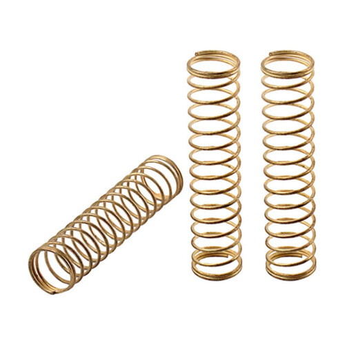 Molle di ricambio per tromba, 3 pezzi in ottone dorato 2
