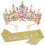 Conjunto de enfeites para bolo de aniversário e coroa de strass 5