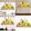 Fade Resistant Lemon Honeys Shelf Pattern PVC Sticker Crafting 2
