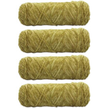 4 madejas de hilo de chenilla, hilo para mantas, hilo de terciopelo de chenilla elegante para ganchillo, tejido y manualidades. Longitud total: 4