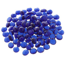 100 runde Murmeln zum Nachfüllen von Vasen, 17–20 mm / 0,7–0,8 Zoll, Dunkelblau