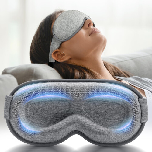 Μάσκα ματιών 3D για ύπνο – Συσκότιση, αφρός μνήμης, καμπύλη | Κατάλληλη για extension