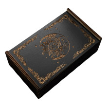 Dřevěná krabička na herní karty, krabička na tarot, úložný box, balení, krabička na pokerové karty, prázdná krabička na karty