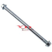 Eje de bicicleta de metal de precisión HOOWIFFY para ruedas delanteras y traseras con pernos M-12 y piezas de eje de rueda de motocicleta para