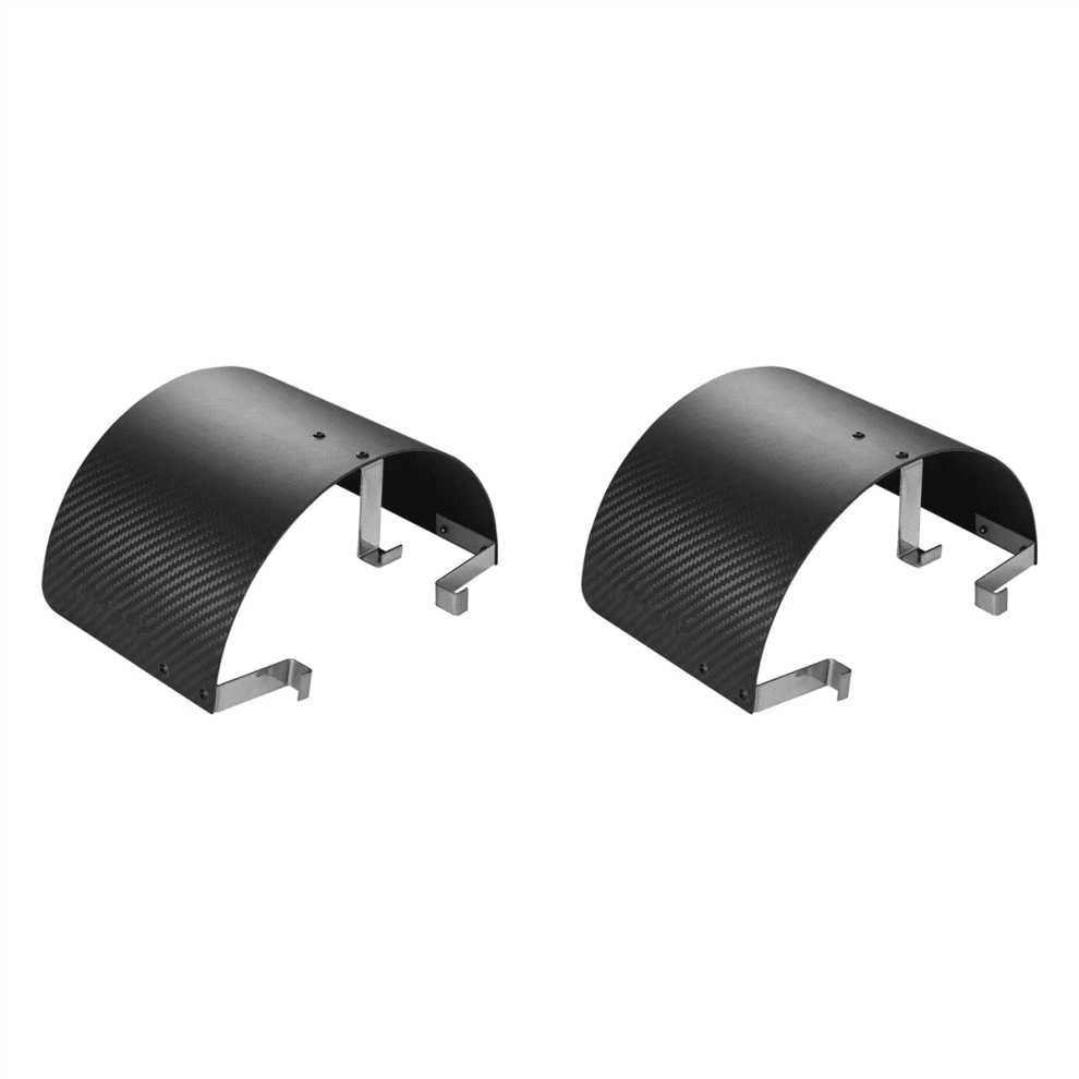 2X Car Cold Air Intake Cone Sport Filter Cover Motion Heat Shield Carbon Fiber 9149926149798