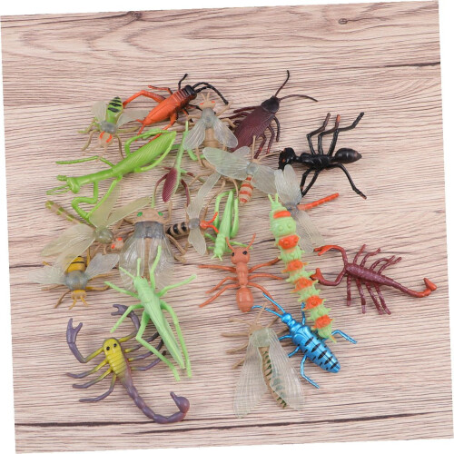 Insecte false din plastic pentru joacă educativă pentru copii, 22 buc. 2