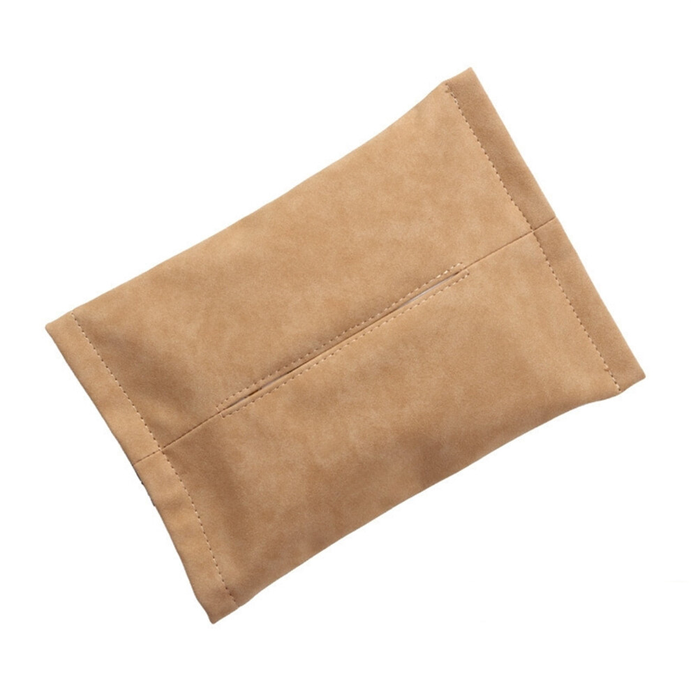 2Pcs Car Tissue Box, Premium Suede Sun Visor Napkin Holder For Car, Wipes Case For Car Backseat, Car Tissue Box 9149926149620