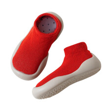 Weiche Babyschuhe, Kleinkinder-Socken und -Schuhe, Kinder-Bodensocken, Frühlings-Haussocken, weiche Gummisohlenschuhe, Strick