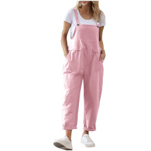 Salopete lulshou pentru femei, salopetă de vară cu buzunar, casual, fără mâneci, cu bretele, salopete, salopete și salopete pentru femei, XL