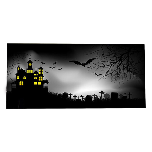 Banner για την πόρτα γκαράζ Halloween 60x51in – Τρομακτικό σκηνικό για 2