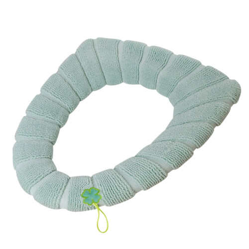 Gestrickter WC-Sitzbezug mit Griff – warm, waschbar, 1