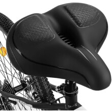 Wide Bike Seat for Men & Women, Comfortable Peloton Bike Seat Cushion, Large Bicycle Seat for Stationary, Exercise, Ebike, Cruiser, Mountain Bike