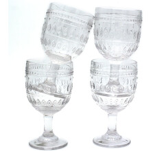 Verres à vin Fez 35 cl, lot de 4, transparents