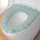 Gestrickter WC-Sitzbezug mit Griff – warm, waschbar, 4